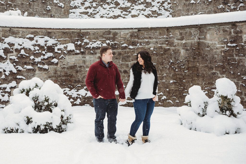 Winter Engagement session Rochester NY