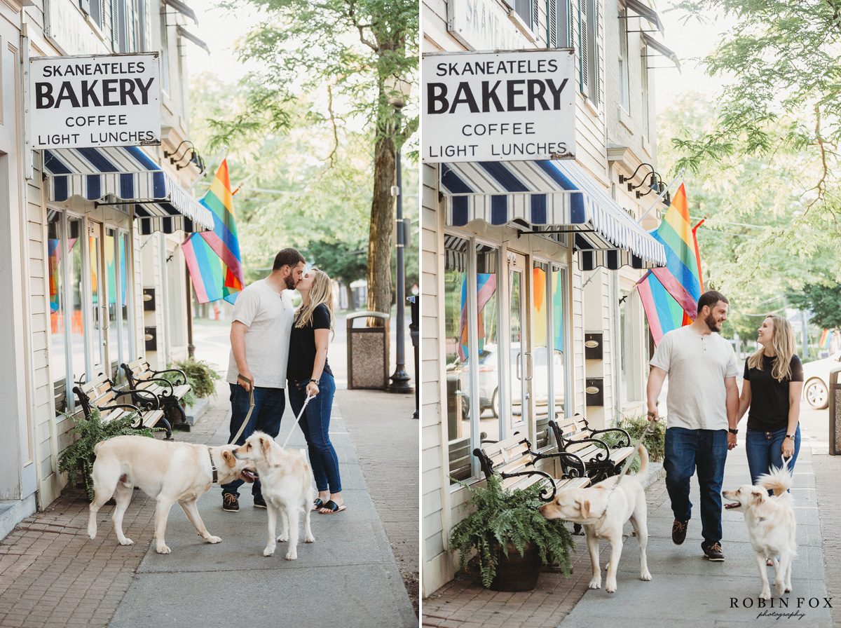 Skaneateles Engagement Session Downtown